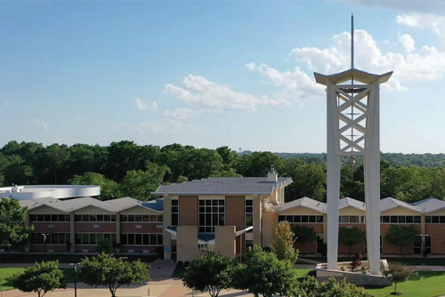 A photo of the Logan University campus